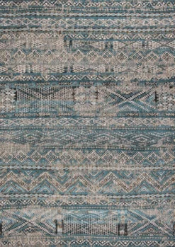 Ecorugs vloerkleed Kilim blauw 140x200 cm