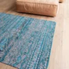 Ecorugs vloerkleed Kilim blauw 240x340 cm