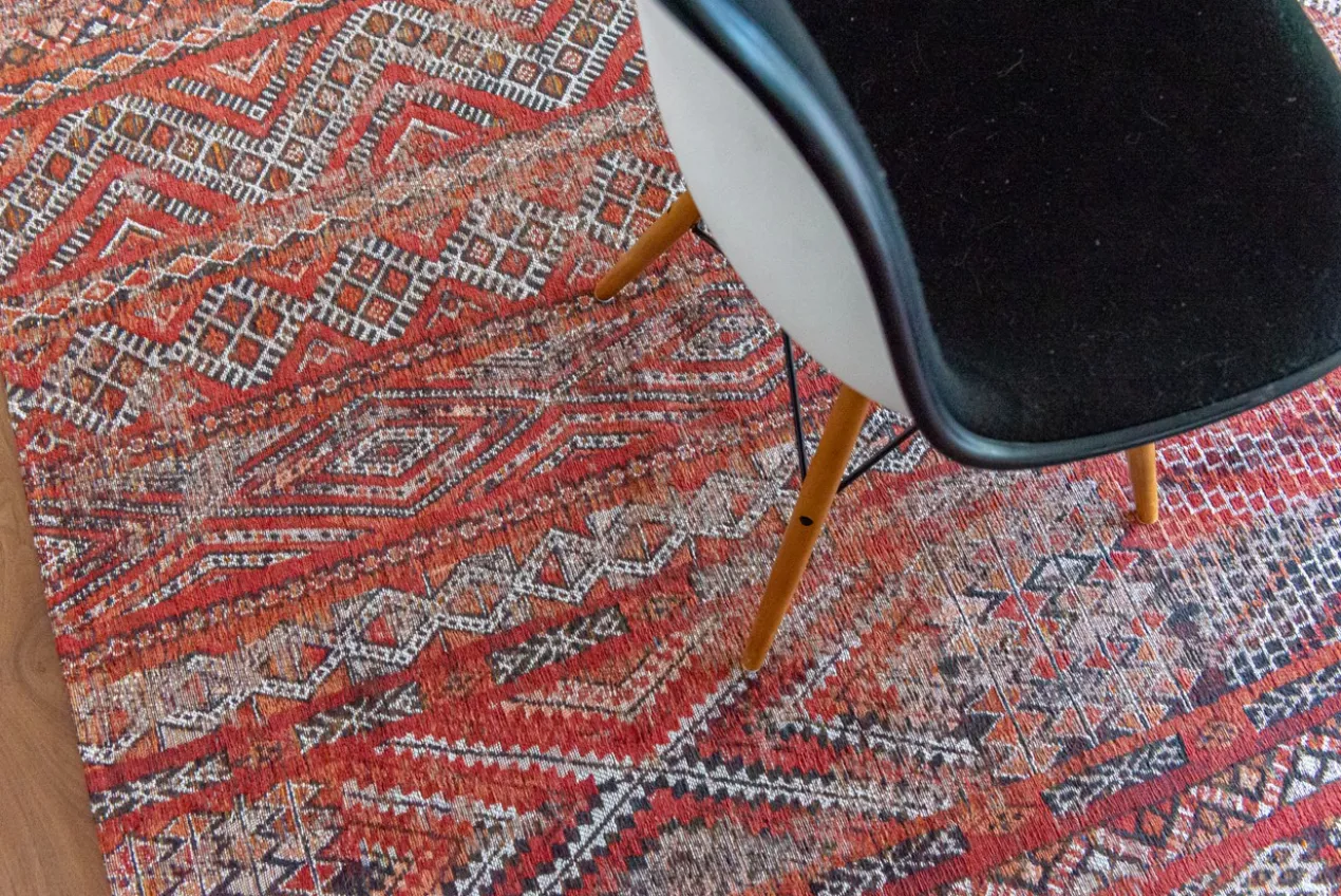 Ecorugs vloerkleed Kilim rood 170x240 cm
