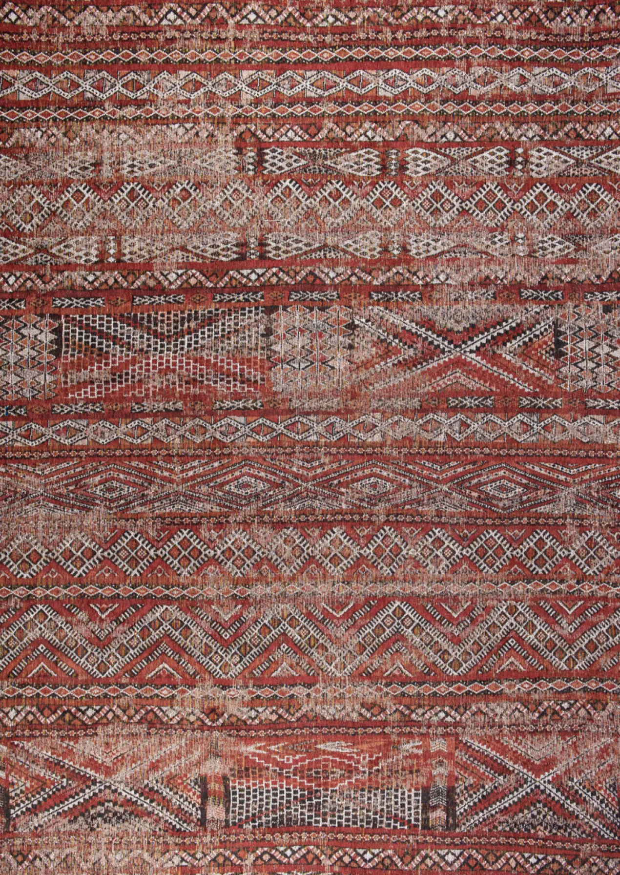 Ecorugs vloerkleed Kilim rood 170x240 cm