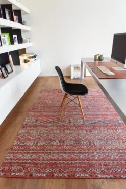 Ecorugs vloerkleed Kilim rood 280x390 cm