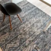 Ecorugs vloerkleed Kilim zwart 200x280 cm
