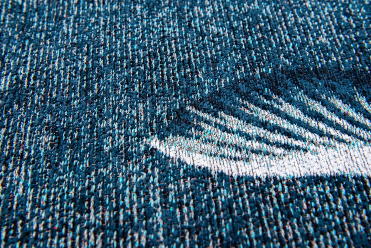 Ecorugs vloerkleed Koi multicolor blauw ∅ 240 cm
