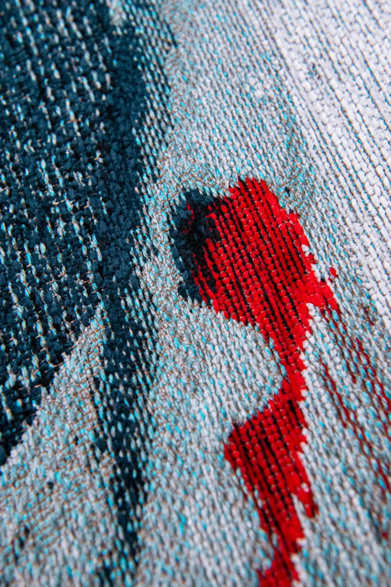 Ecorugs vloerkleed Koi multicolor blauw 240x340 cm