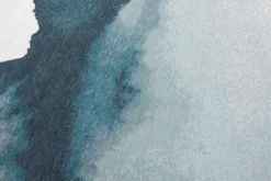 Ecorugs vloerkleed Lagoon donkerblauw 140x200 cm