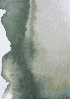 Ecorugs vloerkleed Lagoon groen 80x150 cm