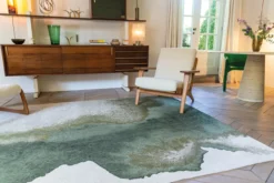 Ecorugs vloerkleed Lagoon groen 80x150 cm