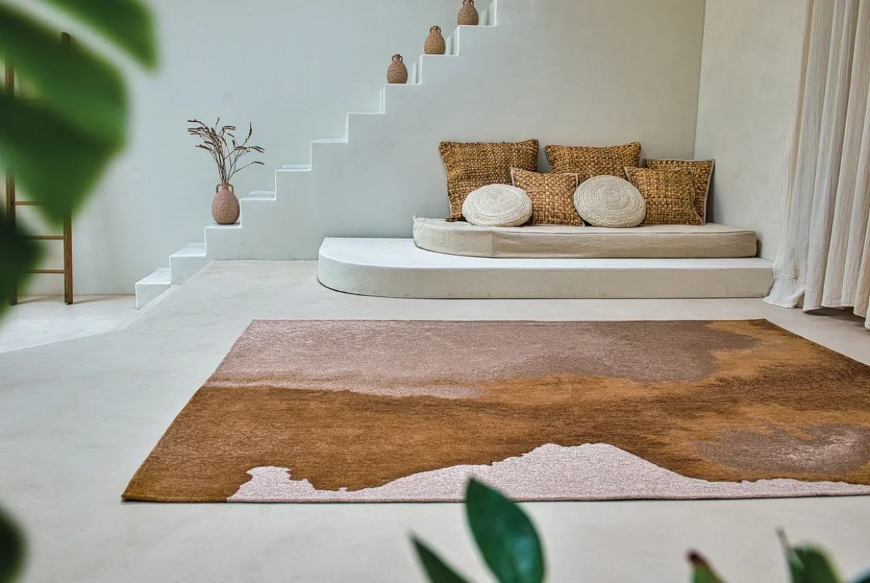 Ecorugs vloerkleed Lagoon oranje 240x340 cm