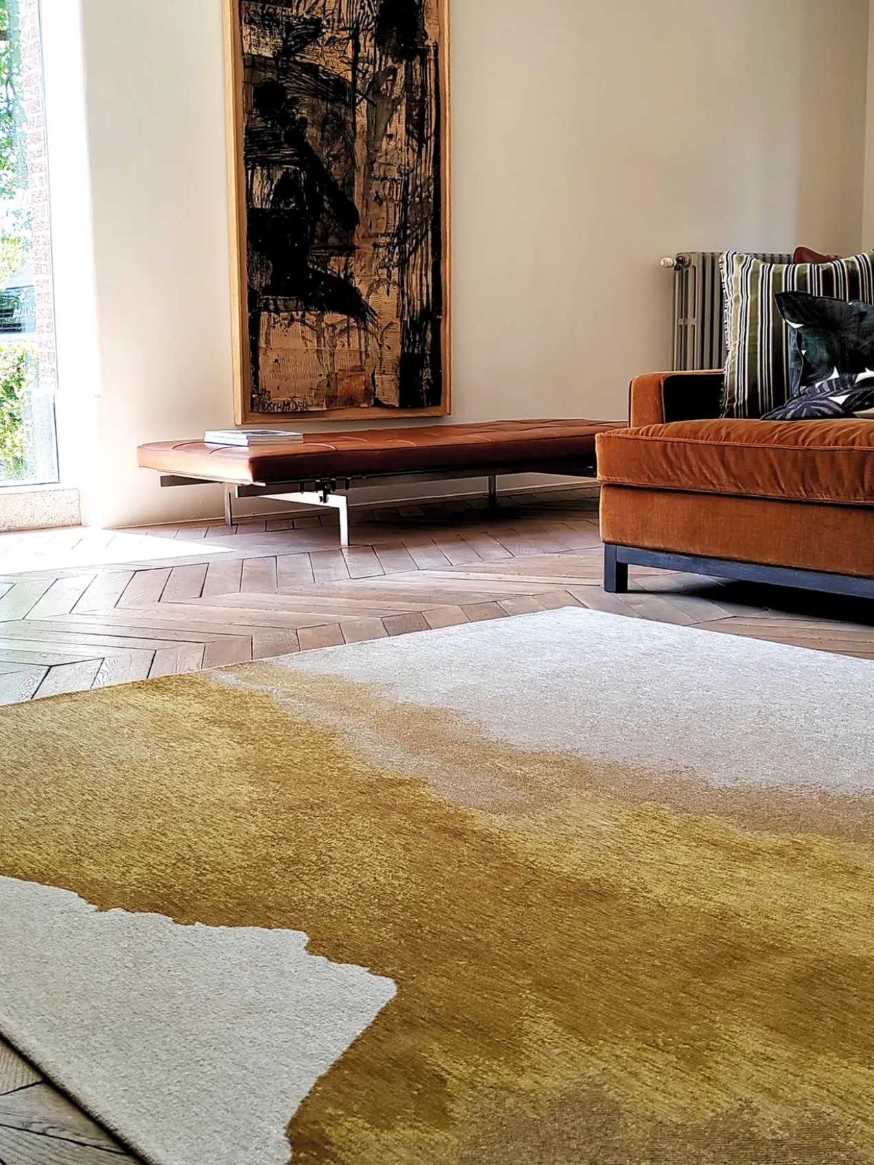 Ecorugs vloerkleed Lagoon yellow 200x280 cm