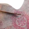 Ecorugs vloerkleed Medallion roze 80x150 cm