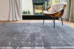 Ecorugs vloerkleed Medallion grijs 80x150 cm