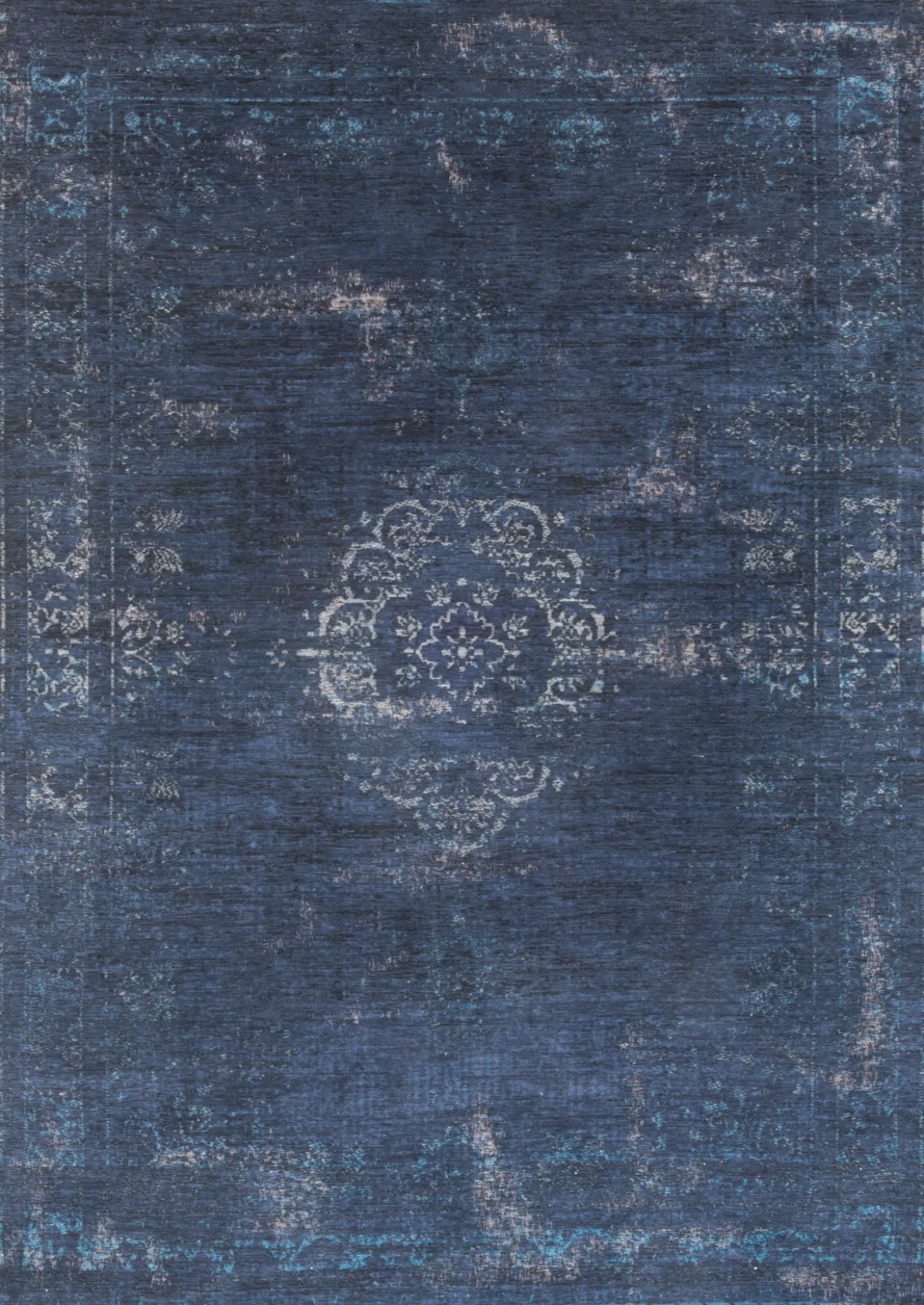 Ecorugs vloerkleed Medallion blauw 170x240 cm