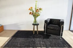 Ecorugs vloerkleed Medallion zwart 240x340 cm