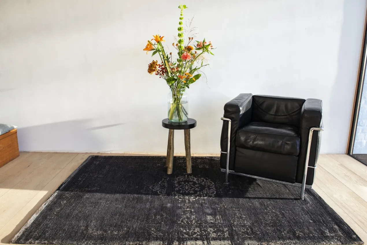 Ecorugs vloerkleed Medallion zwart 280x390 cm