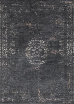 Ecorugs vloerkleed Medallion zwart 280x390 cm