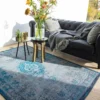 Ecorugs vloerkleed Medallion turquoise 200x280 cm
