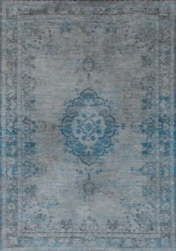 Ecorugs vloerkleed Medallion turquoise 240x340 cm