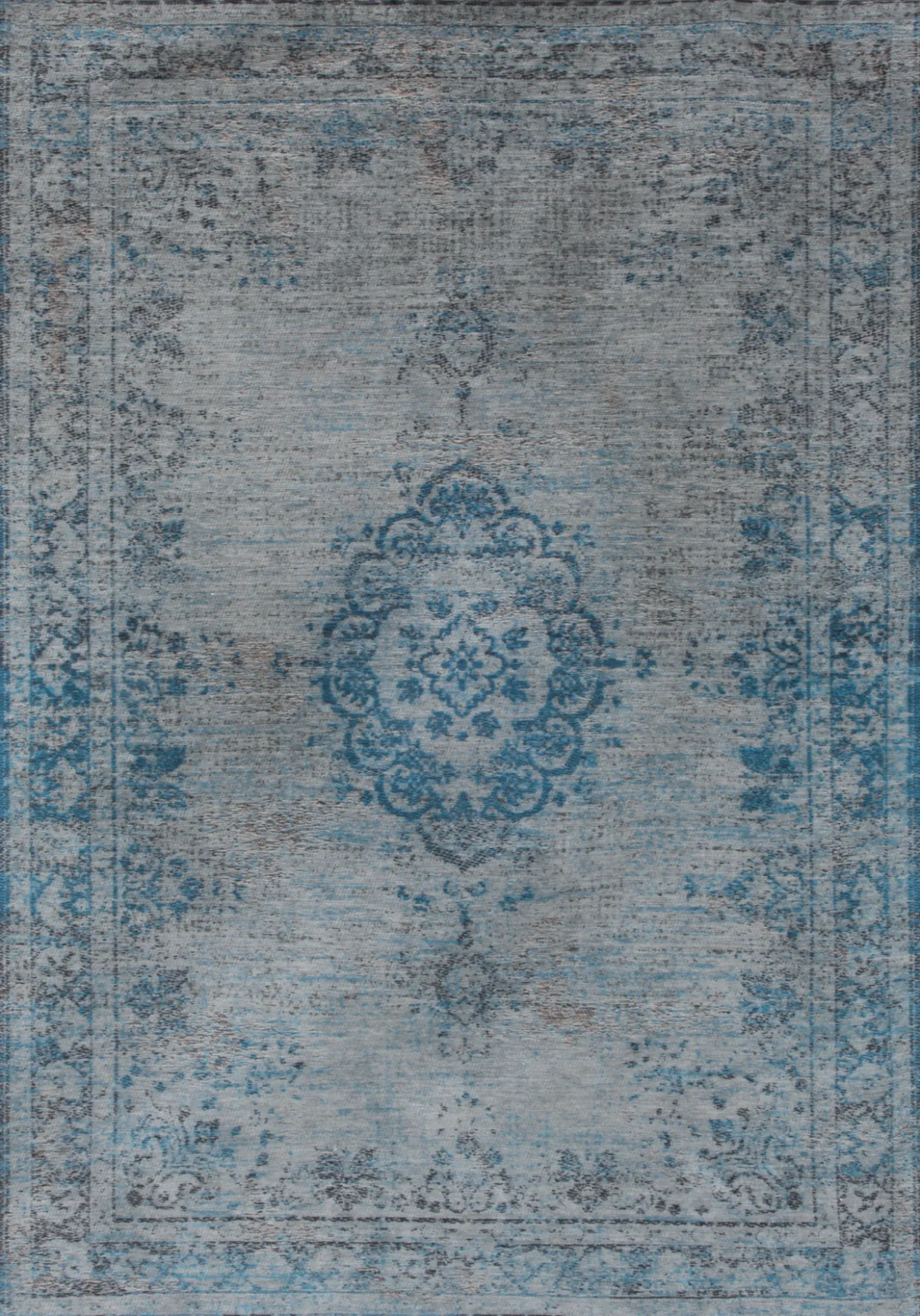 Ecorugs vloerkleed Medallion turquoise 240x340 cm