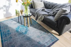 Ecorugs vloerkleed Medallion turquoise 280x390 cm