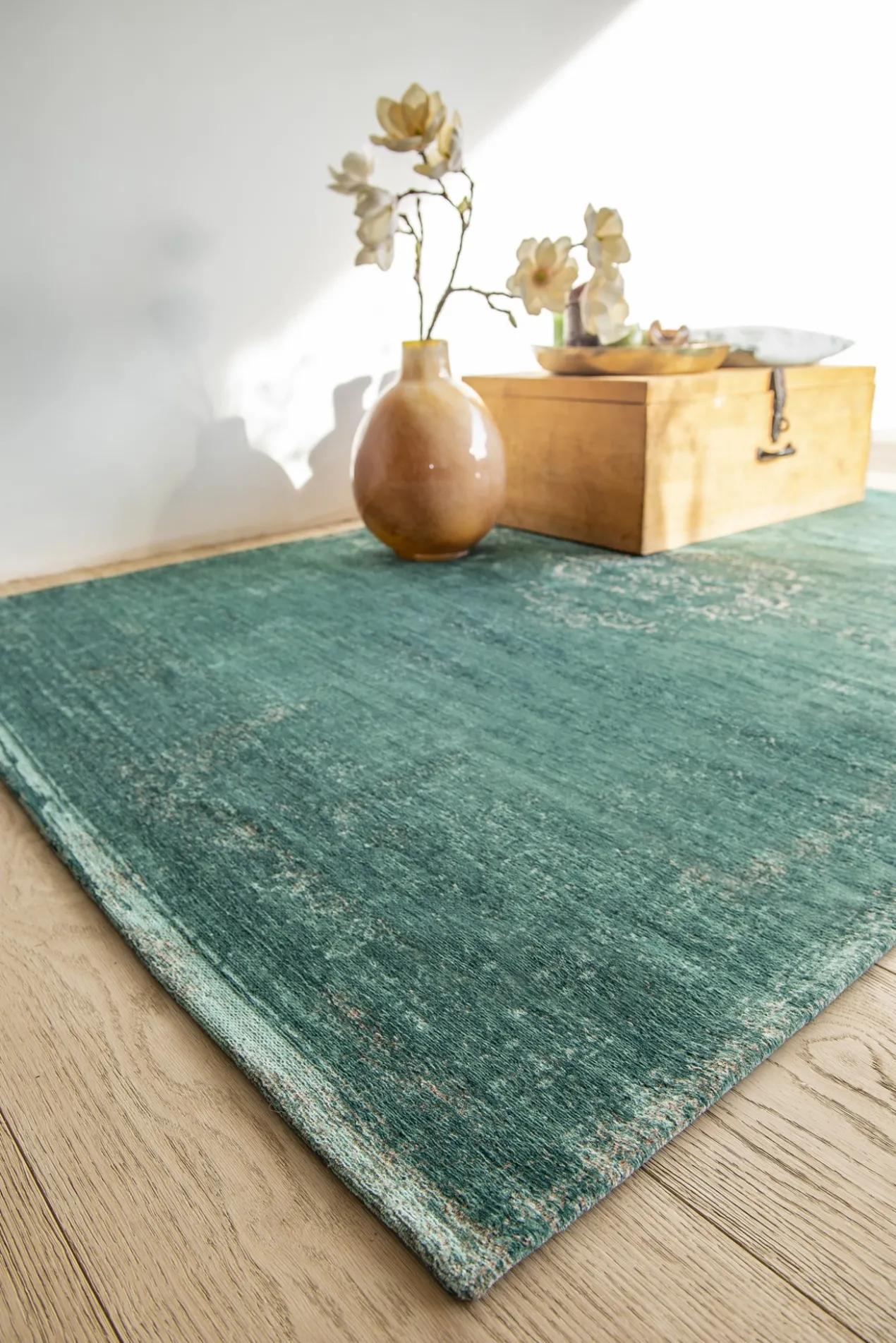 Ecorugs vloerkleed Medallion groen 170x240 cm