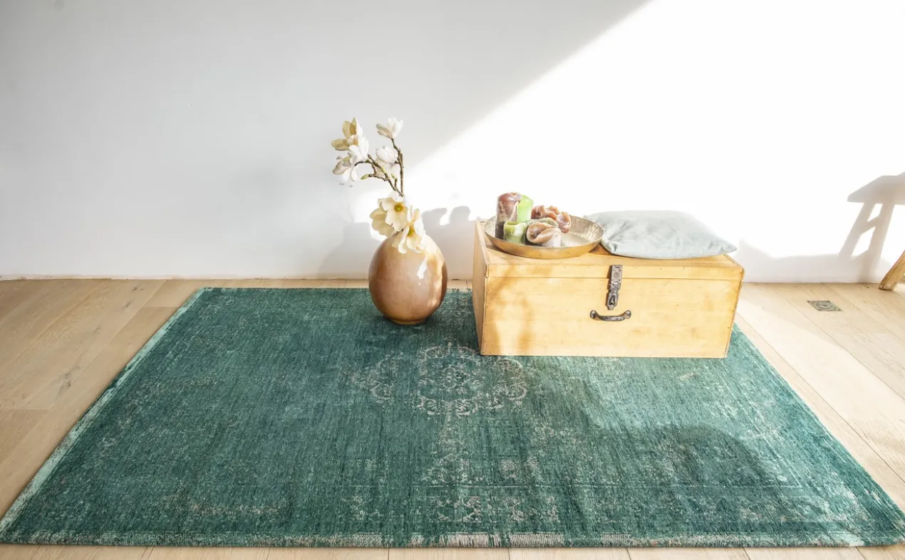 Ecorugs vloerkleed Medallion groen 240x340 cm