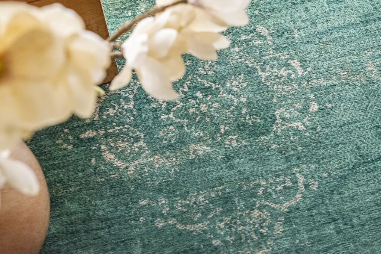 Ecorugs vloerkleed Medallion groen 280x390 cm