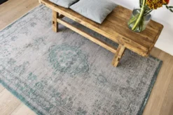 Ecorugs vloerkleed Medallion grijs 140x200 cm