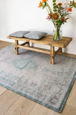 Ecorugs vloerkleed Medallion grijs 170x240 cm