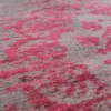 Ecorugs vloerkleed Medallion roze 140x200 cm