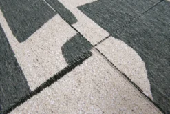 Ecorugs vloerkleed Papercut groen ∅ 140 cm