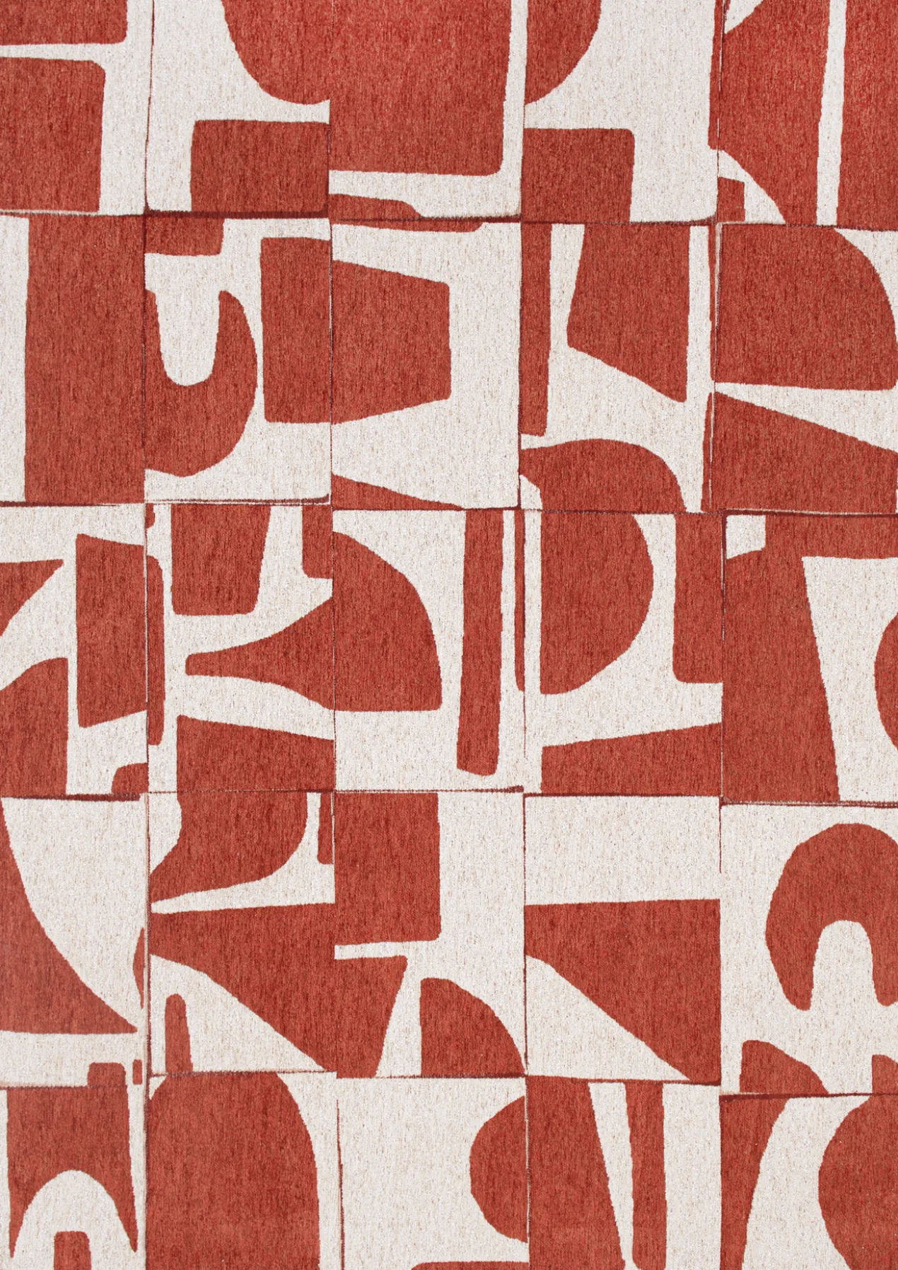 Ecorugs vloerkleed Papercut rood 280x390 cm