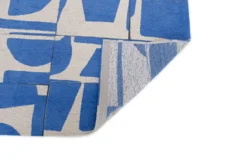 Ecorugs vloerkleed Papercut blauw ∅ 140 cm