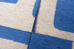 Ecorugs vloerkleed Papercut blauw 170x240 cm