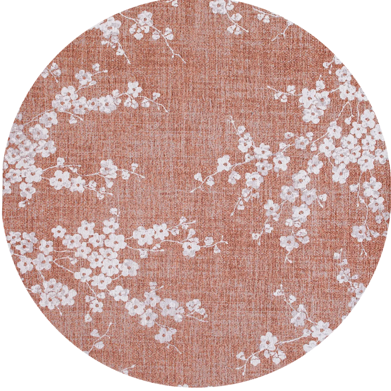 Ecorugs vloerkleed Sakura copper pink ∅ 140 cm