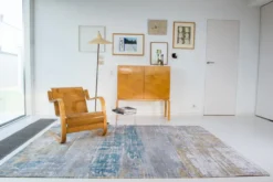 Ecorugs vloerkleed Streaks blauw 200x280 cm