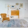 Ecorugs vloerkleed Streaks blauw 280x390 cm
