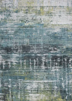 Ecorugs vloerkleed Streaks blauw 170x240 cm
