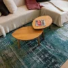 Ecorugs vloerkleed Streaks blauw 280x390 cm