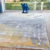 Ecorugs vloerkleed Streaks geel 80x250 cm