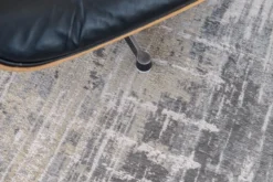 Ecorugs vloerkleed Streaks grijs ∅ 140 cm