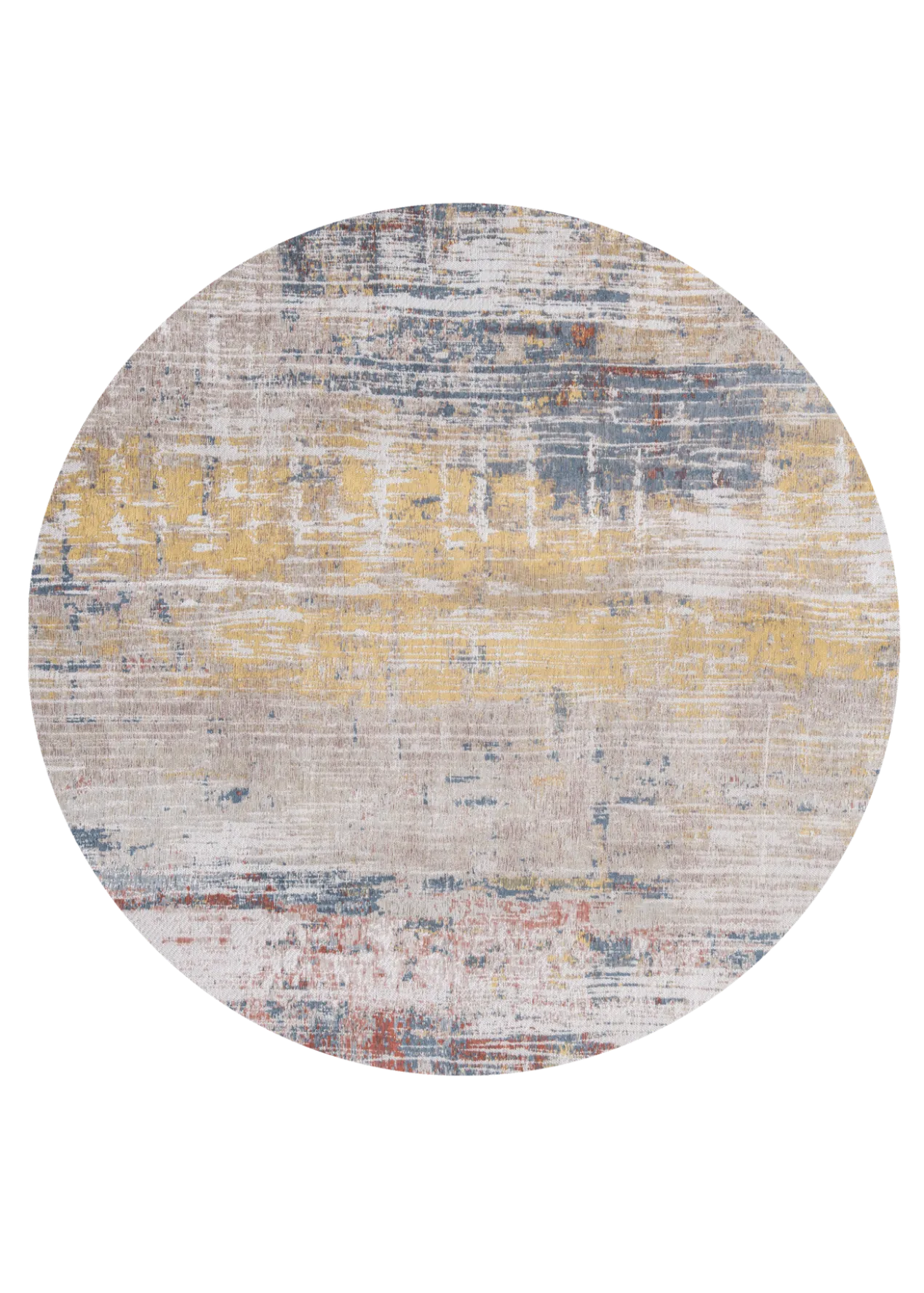 Ecorugs vloerkleed Streaks multicolor ∅ 240 cm