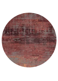 Ecorugs vloerkleed Streaks rood ∅ 140 cm