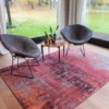Ecorugs vloerkleed Streaks rood 170x240 cm