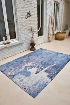 Ecorugs vloerkleed Tokyo blauw 170x240 cm