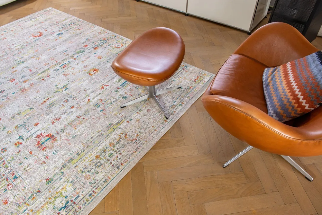 Ecorugs vloerkleed Ushak grijs 240x340 cm