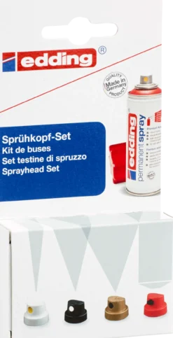 edding spuitkoppenset voor permanent spray