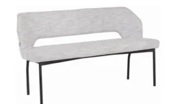 Eetbank Bo lichtgrijs poly 150cm