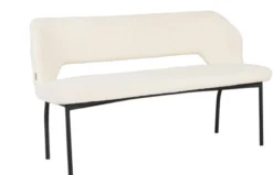 Eetbank Bo naturel bouclé 150cm