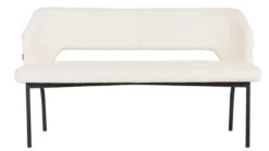 Eetbank Bo naturel bouclé 150cm