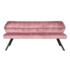 Eetkamerbank Bedford roze